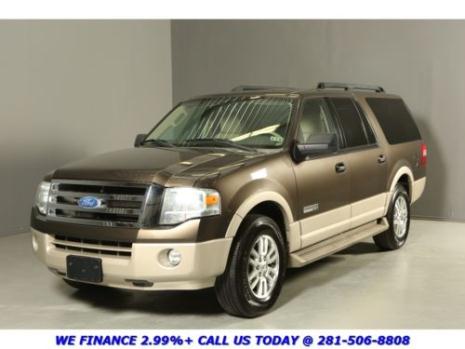 Ford : Expedition EL Eddie Bauer CLEAN CARFAX EL 8-PASS LEATHER EDDIE BAUER RUNBOARDS 2TONE WOOD CRUISE ALLOYS