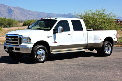 Ford : F-350 MONEY BACK GUARANTEE 2006 ford f 350 58 k miles diesel 4 x 4 king ranch 4 wd dually drw crew cab inspected