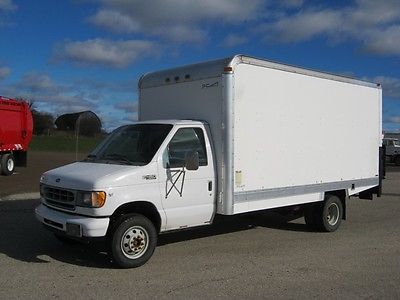 Ford : E-Series Van Box Truck 2002 ford e 450 with 16 box