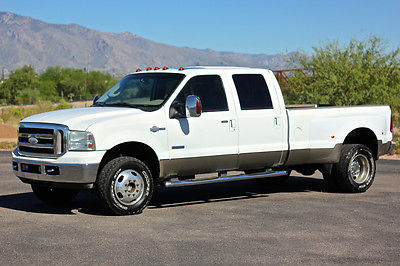Ford : F-350 MONEY BACK GUARANTEE 2007 ford f 350 diesel 4 x 4 king ranch crew cab 4 wd dually drw leather inspected