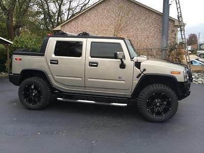 Hummer : H2 Lift $4k Extra New 20 Rims 35 Tires Etc Navigation Hummer H2 Sut Crew Truck 4x4 Lift Lifted Sunroof Luxury Edition New Rims Tires