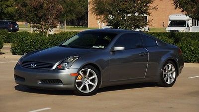 Infiniti : G35 w/Leather and Brembo's 2004 6 spd g 35 coupe w brembo s and low miles 74 k leather roof financing