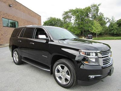 Chevrolet : Tahoe LTZ 4WD MyLink Navigation and Rear Blu-Ray Player 2015 chevrolet tahoe ltz 4 wd only 3 900 miles like new carfax certified 1 owner