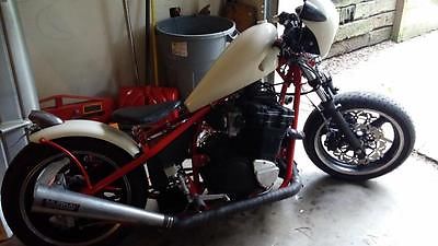 Custom Built Motorcycles : Chopper 01 suzuki bandit 1200 with ported and polished gsxr 1100 heads cams drag built