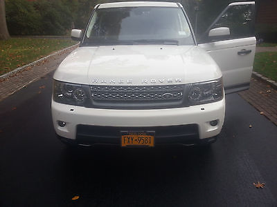 Land Rover : Range Rover Sport Supercharged Sport Utility 4-Door Very Clean fully loaded white with two tone interior