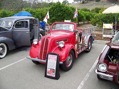 Ford : Other Fire Truck 1948 anglia english ford fire truck unique one of a kind