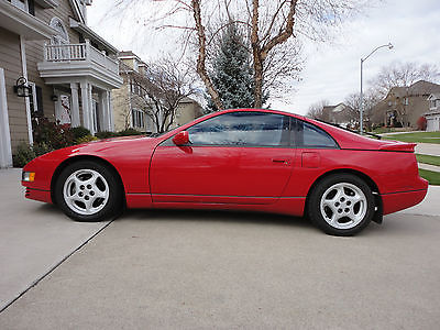 Nissan : 300ZX 300ZX 1991 red nissan 300 zx turbo coupe 3.0 l 45 556 original miles 5 speed