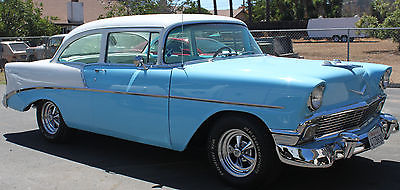 Chevrolet : Bel Air/150/210 210 1956 chevrolet 210 powder blue custom hot rod