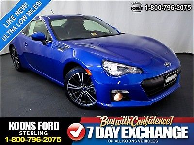 Subaru : BRZ Limited Practically Brand New~Navigation~6-Speed Manual~Immaculate~Blue Pearl