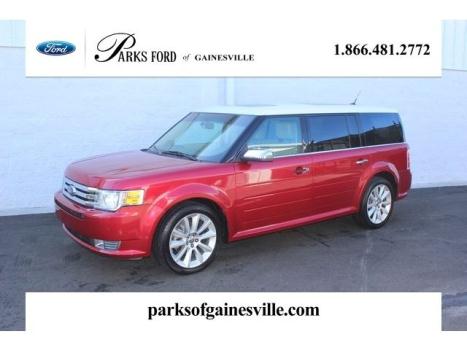 Ford : Flex Limited Panoramic Sunroof Leather Captain Chairs DVD Backup Camera Hitch 3rd Row