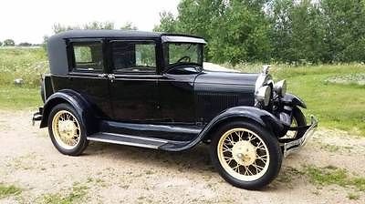 Ford : Model A standard 1929 ford model a leatherback