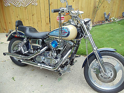 Harley-Davidson : Dyna HARLEY DAVIDSON 1992 DYNA DAYTONA MOTORCYCLE – GARAGE KEPT – CHROME EXTRAS