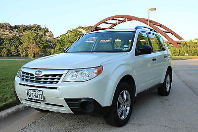 Subaru : Forester X Convenience Wagon 4-Door 2013 subaru forester 2.5 x wagon white one owner full maintenance history