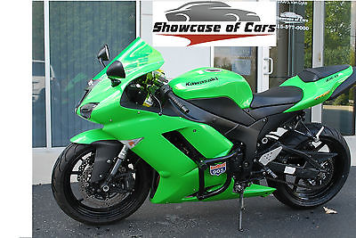 Kawasaki : Ninja 2007 kawasaki zx 6 r 11900 miles under glow lights brand new rear tire serviced