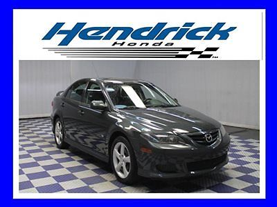 Mazda : Mazda6 5dr Sport Hatchback s Automatic ONE OWNER HENDRICK WARRANTY LEATHER SUNROOF AUTO HTD SEATS CD PLAYER SPOILER