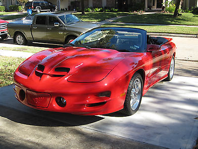 Pontiac : Trans Am Trans Am 2002 pontiac trans am ws 6 6 speed manual convertible 37 k miles mint private sale