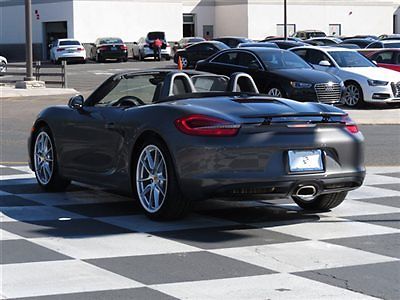 Porsche : Boxster 2dr Roadster 2 dr roadster new convertible manual gasoline 2.7 l flat 6 cyl agate gray metallic