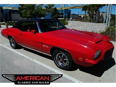 Pontiac : GTO GTO Tribute 71 lemans convertible gto clone 350 a c ps ptop restored ready to show or go