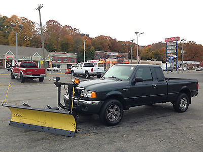 Ford : Ranger Ranger Snow Plow  XLT - 4x4 - Extended Cab - 4.0L V6 - Snow Plow - 5-Speed Manual - Nice Truck!