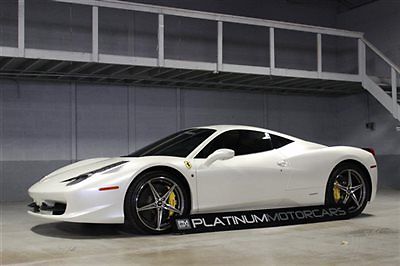Ferrari : 458 Coupe 2012 ferrari 458 italia 2.6 k miles 342 k window loaded 100 k in options