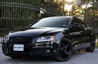 Audi : A5 Base Coupe 2-Door 2009 audi a 5 s line navigation bang olufsen black on black 1 owner