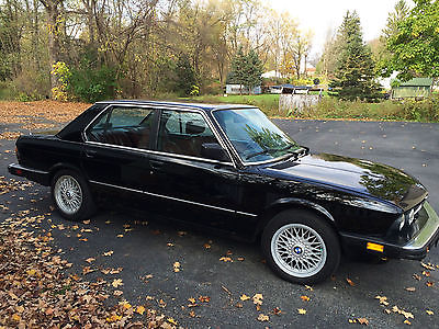 BMW : 5-Series Leather 1986 bmw 535 i 5 speed red leather pristine condition upgraded audio