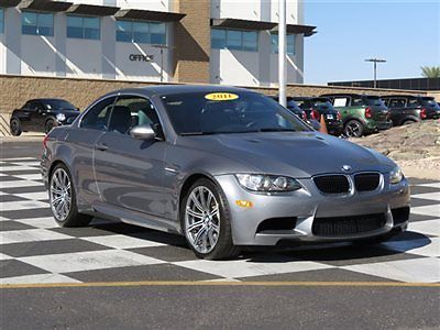 BMW : M3 Low Miles 2 dr Convertible Manual Gasoline 4.0L 8 Cyl Space Gray Metallic
