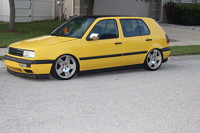 Volkswagen : Golf VR6  1996 vw golf 4 door ginster vr 6 5 speed