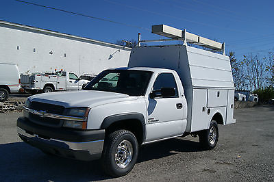 Chevrolet : Silverado 2500 HD 4X4 REG CAB 8 FT BED FRAME OMAHA ENCLOSED BED CLEAN FLEET LEASE ENCLOSED CANOPY OMAHA WORK UTILITY BED! RUNS STRONG! SAVE $$$$