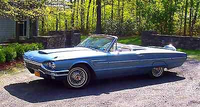 Ford : Thunderbird 2 Door 1965 t bird convertible brittany blue ford thunderbird gorgeous condition
