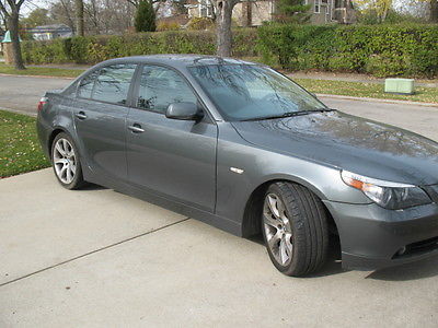 BMW : 5-Series Leather  2004 bmw 545 i gray only 39 000 miles sport package extra winter wheels