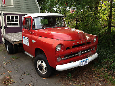Dodge : Other Classic 1957- Red and White with Chrome Nostalgic 1957 Dodge D300 One Ton