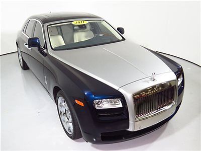 Rolls-Royce : Ghost 4dr Sedan 2011 ghost 25 k miles cpo warranty stainless pkg lane assist camera s heads up 12