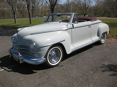Plymouth : Other Deluxe 1948 plymouth convertible street rod
