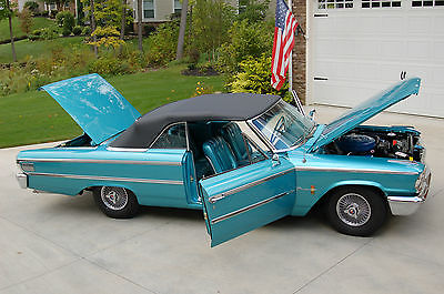 Ford : Galaxie 500 1963 ford galaxie 500 xl convertible 400 v 8 frame off restoration aaca winner