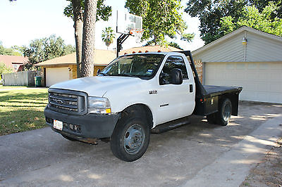 Ford : Other Pickups Dually 2002 ford f 550 dually flatbed 7.3 powerstroke diesel low miles goose neck