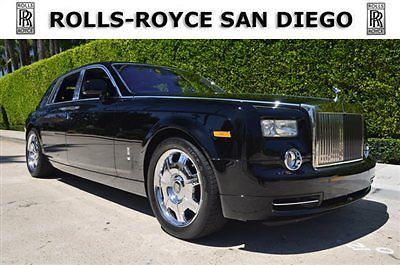 Rolls-Royce : Phantom 4dr Sdn 2010 rolls royce phantom 5900 miles black over black