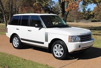 Land Rover : Range Rover HSE One Owner  Perfect Carfax  Rear Seat Entertainment  New Michelin Tires  $80950