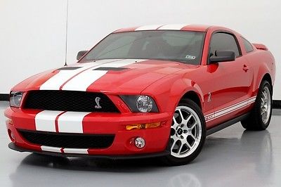 Ford : Mustang Shelby GT500 07 mustang shelby gt 500 torch red white stripes shaker system low miles