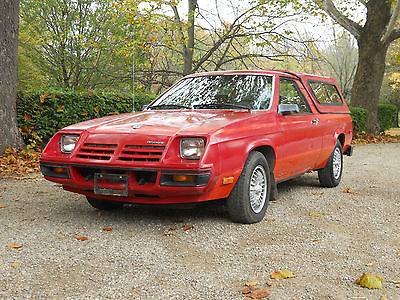 Dodge : Other Pickups AMAZING FIND! 1982 dodge rampage sports truck 65 k actual miles el camino barn find ranchero