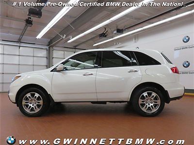 Acura : MDX AWD 4dr AWD 4dr Low Miles SUV Automatic Gasoline 3.7L V6 Cyl WHITE