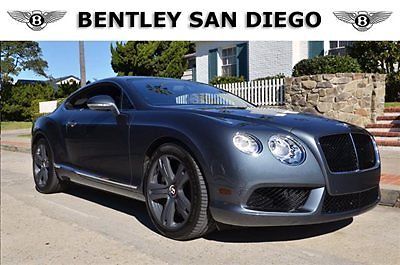 Bentley : Continental GT 2dr Cpe 2013 bentley gt coupe 2 k miles thunder blue over black color matched wheels