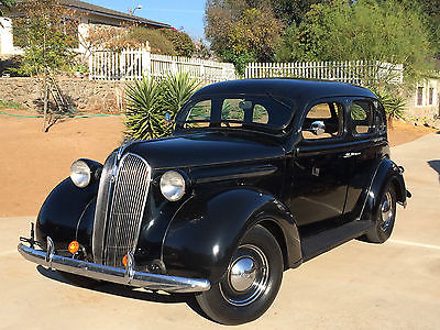 Plymouth : Other Black 1937 plymouth slant back