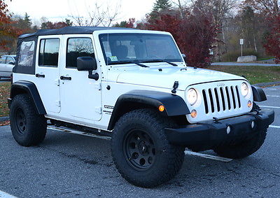 Jeep : Wrangler Unlimited Sport 2014 jeep wrangler unlimited sport 4 x 4 low miles ready for lift included