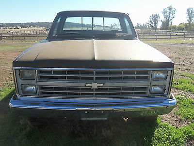 Chevrolet : C/K Pickup 1500 scottsdale/silverado 1986 chevrolet chevy c 10 k 10 1 2 ton short bed 4 x 4 swb