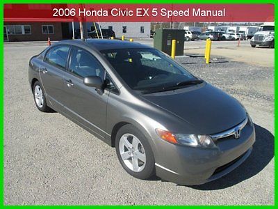 Honda : Civic EX 2006 ex used 1.8 l i 4 16 v 5 speed manual fwd sedan 1 owner clean carfax