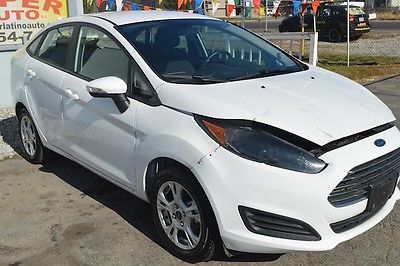 Ford : Fiesta SE Sedan 4-Door 2014 ford fiesta se sedan rebuildable project save wrecked damaged fixable
