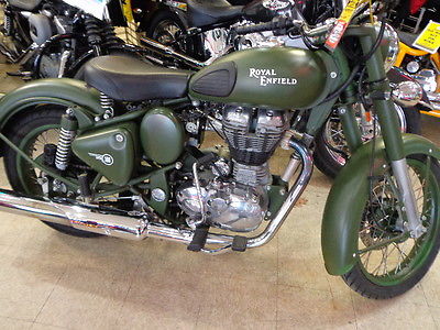 Royal Enfield : c royal enfield 500cc bullet motorcycle military green c5