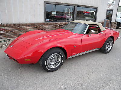 Chevrolet : Corvette base 1973 corvette convertible