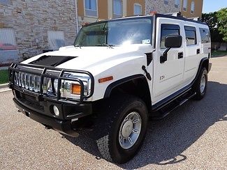 Hummer : H2 Base Sport Utility 4-Door 2003 hummer h 2 4 x 4 suv 6.0 l v 8 auto tow package bose onstar heated leather nice